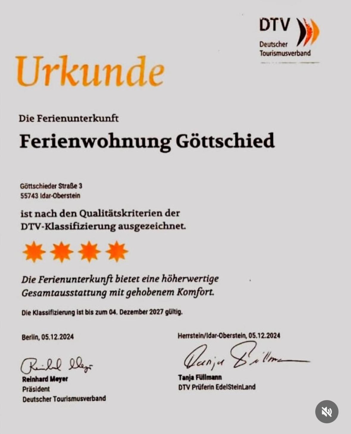 Ferienwohnung „Goettschied“ Idar-Oberstein Ngoại thất bức ảnh